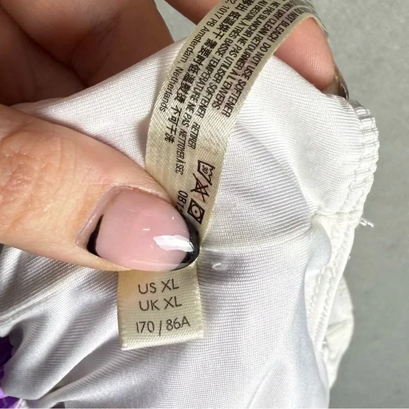 Free People Movement FP The Way Home Purple Floral Shorts size XL - Picture 6 of 9